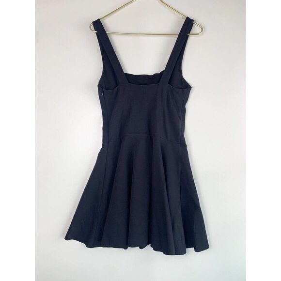 Free People Women’s Size Medium M Black Sleeveless Mini Skater Dress - Picture 5 of 5